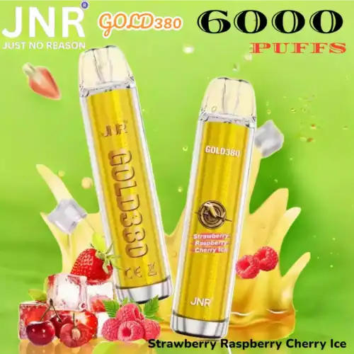 JNR GOLD380 6K PUFFS Vape Jetable Luxe avec 6000 Bouffées
