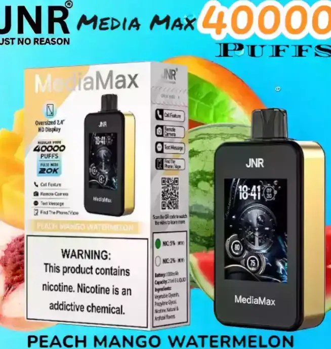 JNR Media Max 40000 Puffs Vape puissant et multifonction – Image 8