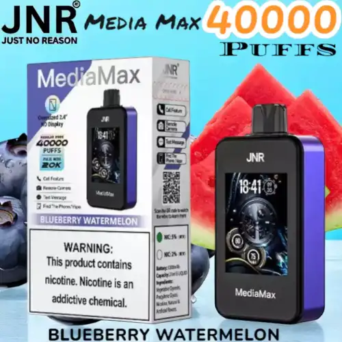 JNR Media Max 40000 Puffs Vape puissant et multifonction