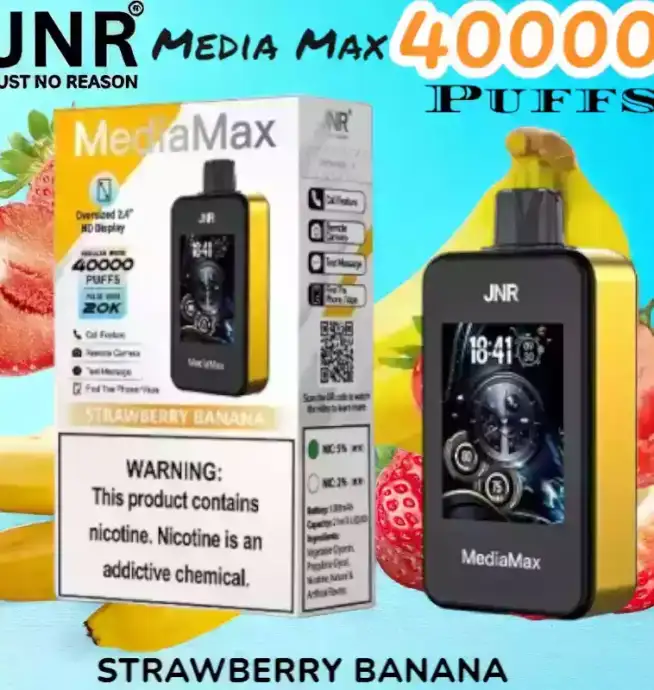 JNR Media Max 40000 Puffs Vape puissant et multifonction