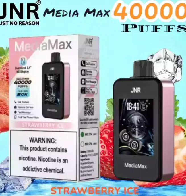 JNR Media Max 40000 Puffs Vape puissant et multifonction