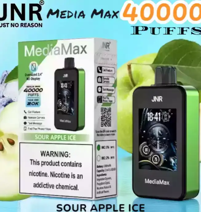 JNR Media Max 40000 Puffs Vape puissant et multifonction