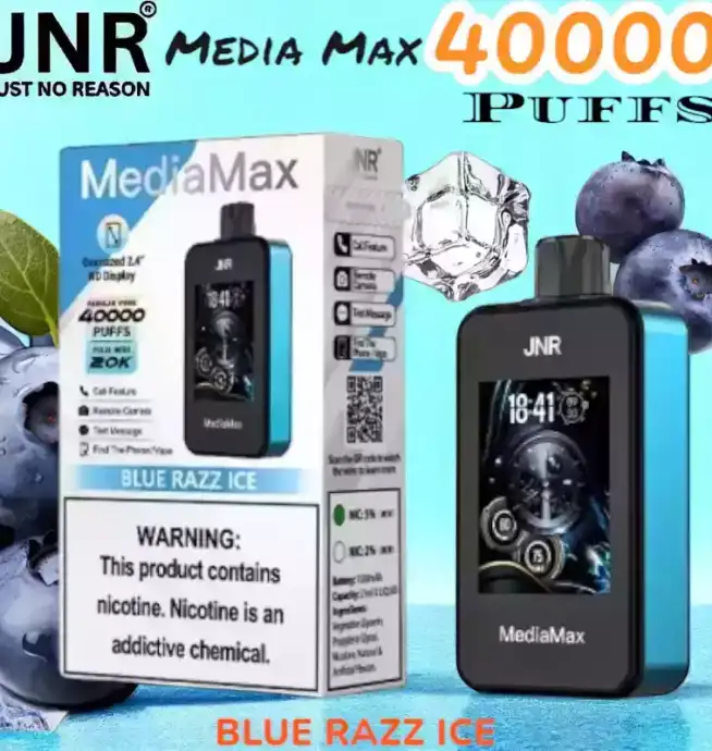 JNR Media Max 40000 Puffs Vape puissant et multifonction