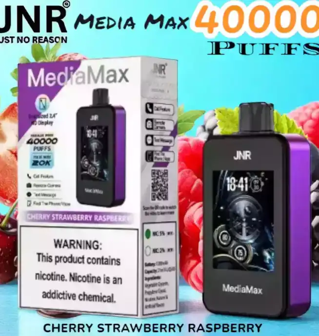 JNR Media Max 40000 Puffs Vape puissant et multifonction