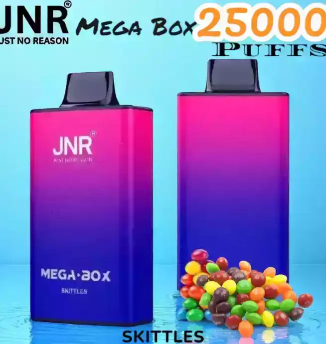JNR Mega Box 25000 Puffs Expérience de Vape Longue Durée et Savoureuse