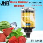 JNR Mega Shisha Hookah 100000 Puffs L'expérience ultime du vape