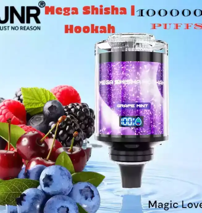 JNR Mega Shisha Hookah 100000 Puffs L'expérience ultime du vape