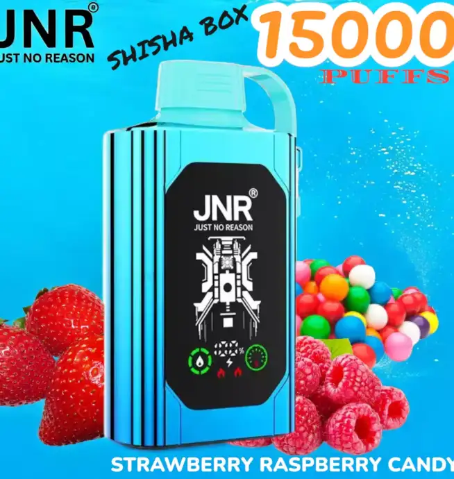 JNR SHISHA BOX 15K PUFFS Vape Jetable Haut de Gamme