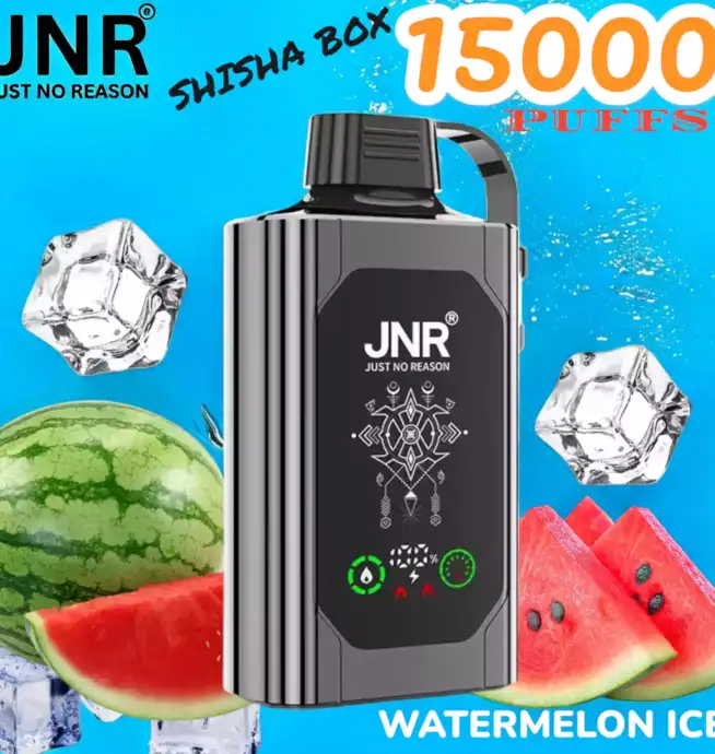 JNR SHISHA BOX 15K PUFFS Vape Jetable Haut de Gamme