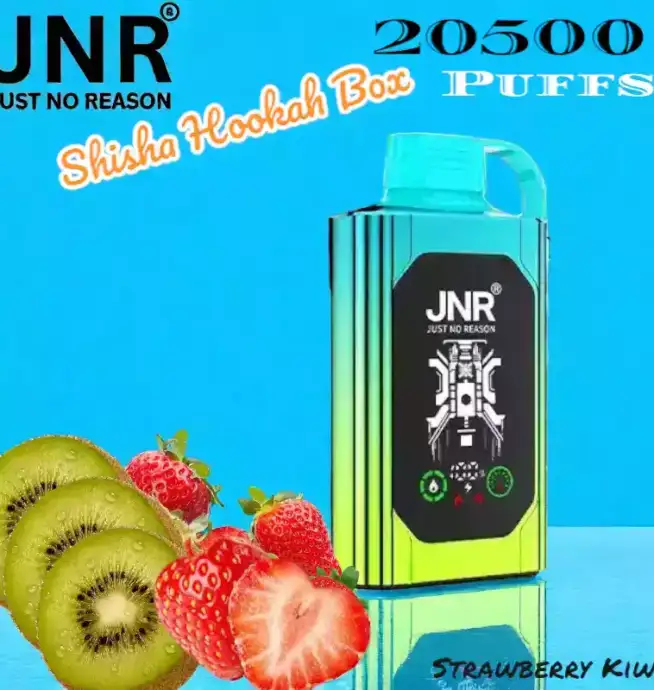 JNR Shisha Hookah Box 20500 Puffs Vapotez longtemps avec 15 saveurs