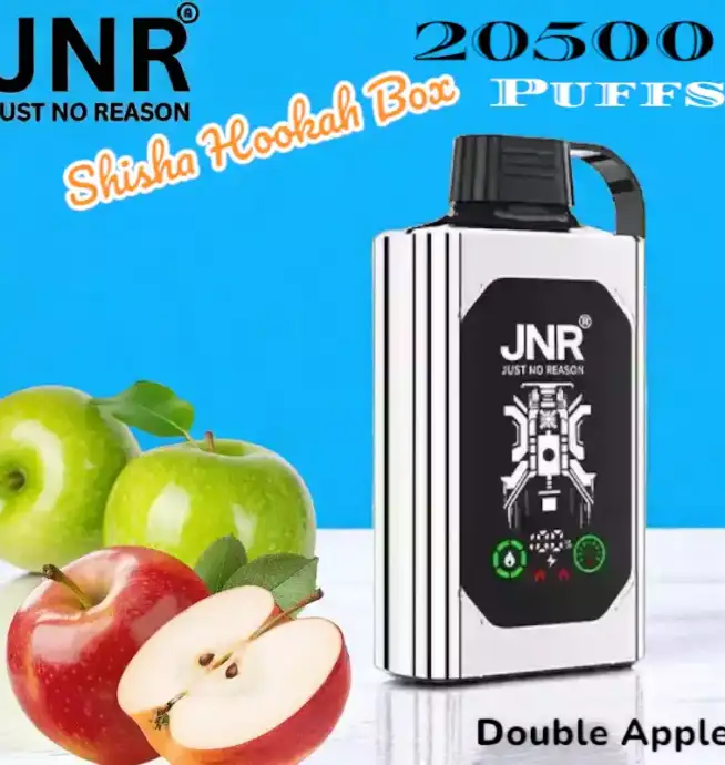 JNR Shisha Hookah Box 20500 Puffs Vapotez longtemps avec 15 saveurs
