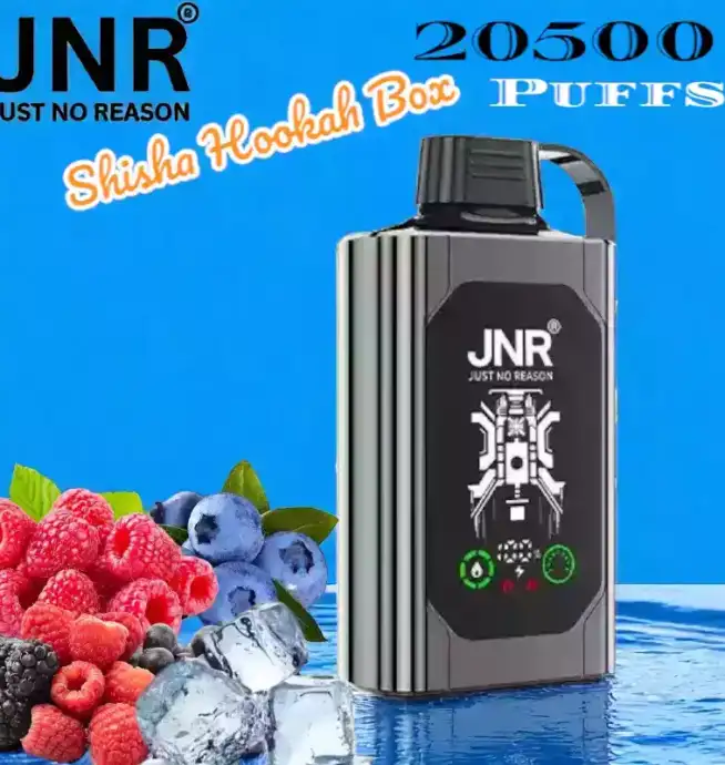 JNR Shisha Hookah Box 20500 Puffs Vapotez longtemps avec 15 saveurs