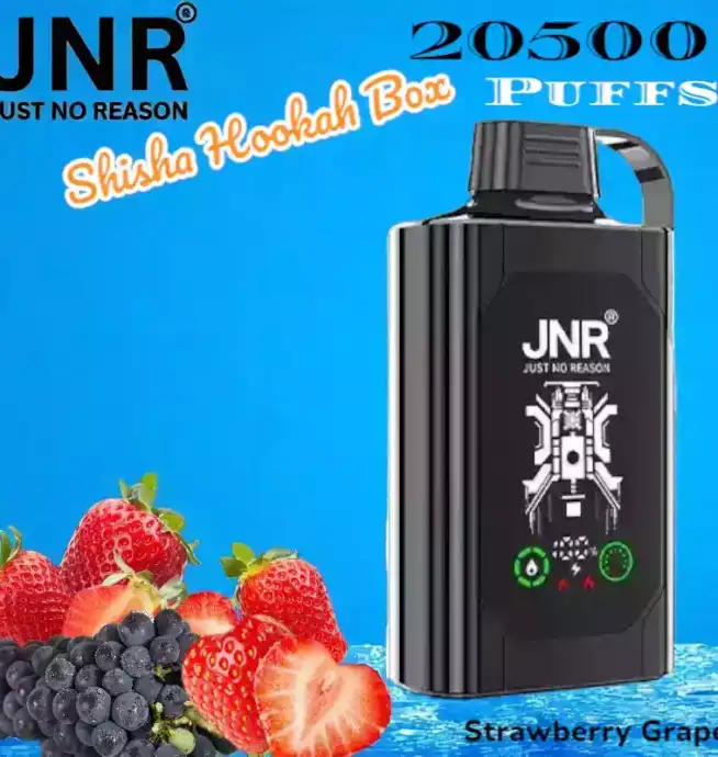 JNR Shisha Hookah Box 20500 Puffs Vapotez longtemps avec 15 saveurs