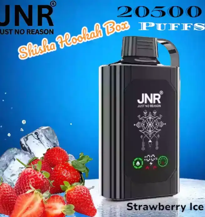JNR Shisha Hookah Box 20500 Puffs Vapotez longtemps avec 15 saveurs