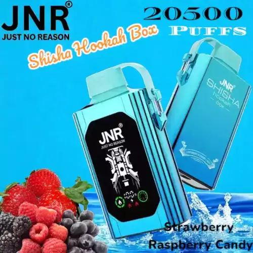 JNR Shisha Hookah Box 20500 Puffs Vapotez longtemps avec 15 saveurs