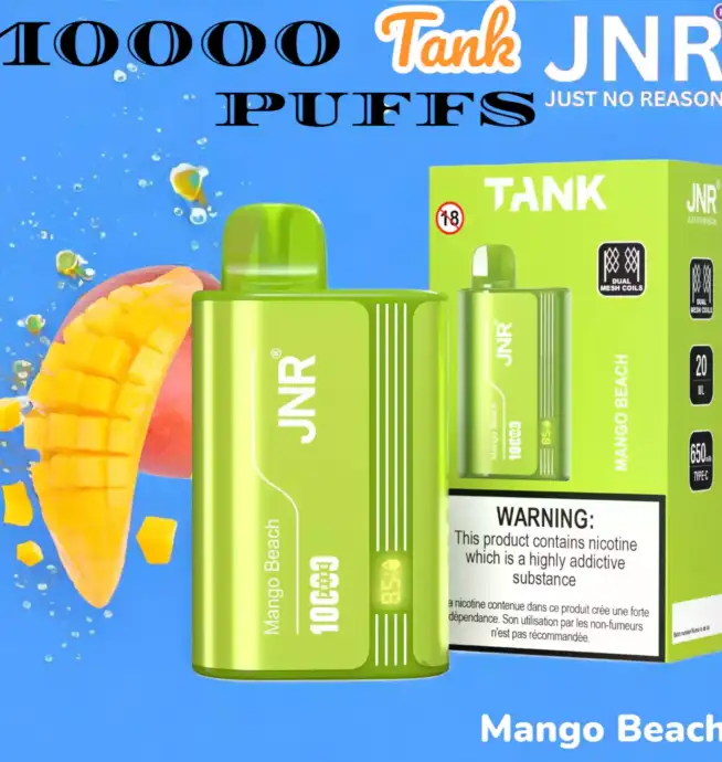 JNR Tank 10K PUFFS Vape Jetable avec 10 000 Bouffées et Saveurs Variées