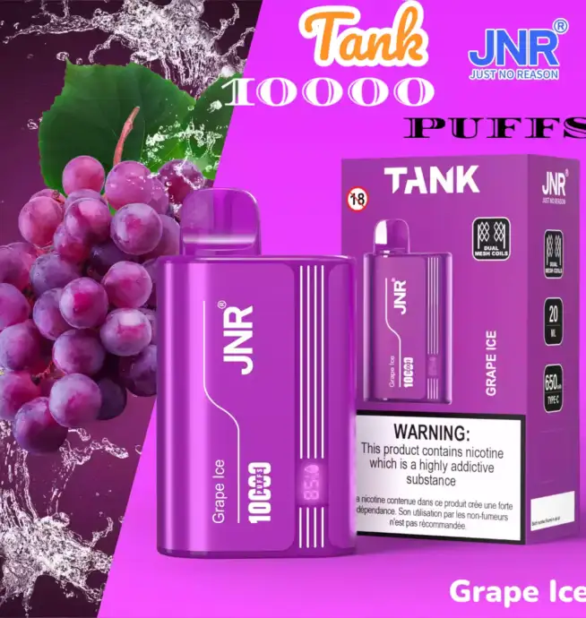 JNR Tank 10K PUFFS Vape Jetable avec 10 000 Bouffées et Saveurs Variées