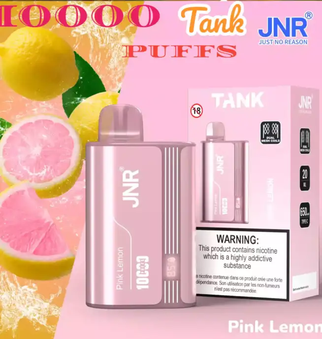 JNR Tank 10K PUFFS Vape Jetable avec 10 000 Bouffées et Saveurs Variées