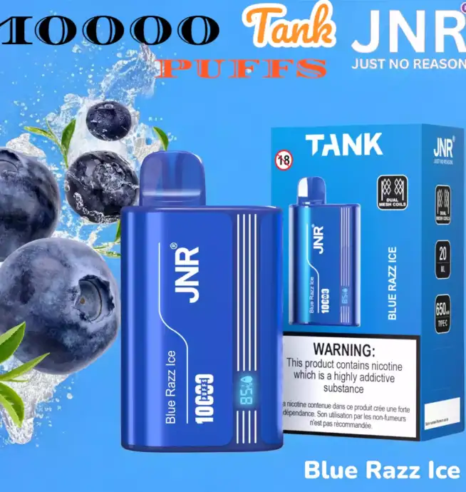 JNR Tank 10K PUFFS Vape Jetable avec 10 000 Bouffées et Saveurs Variées