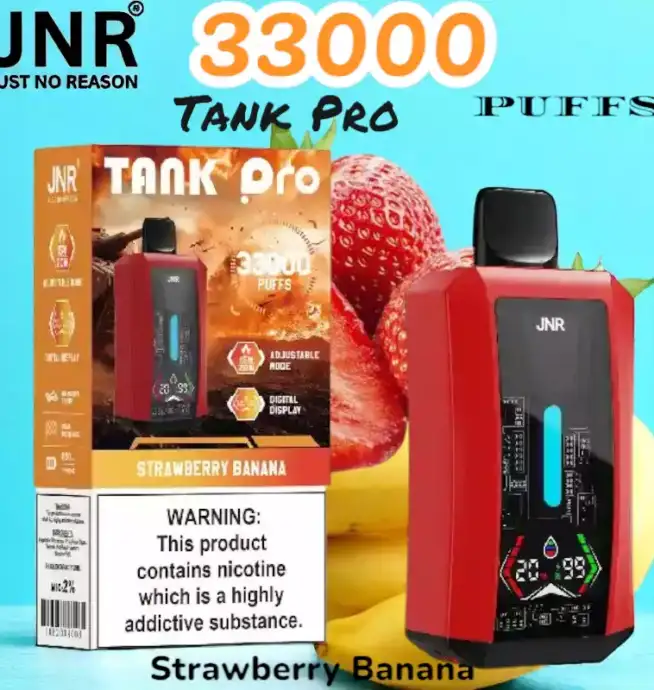 JNR Tank Pro 33K Puffs Vape Jetable avec 33 000 Bouffées