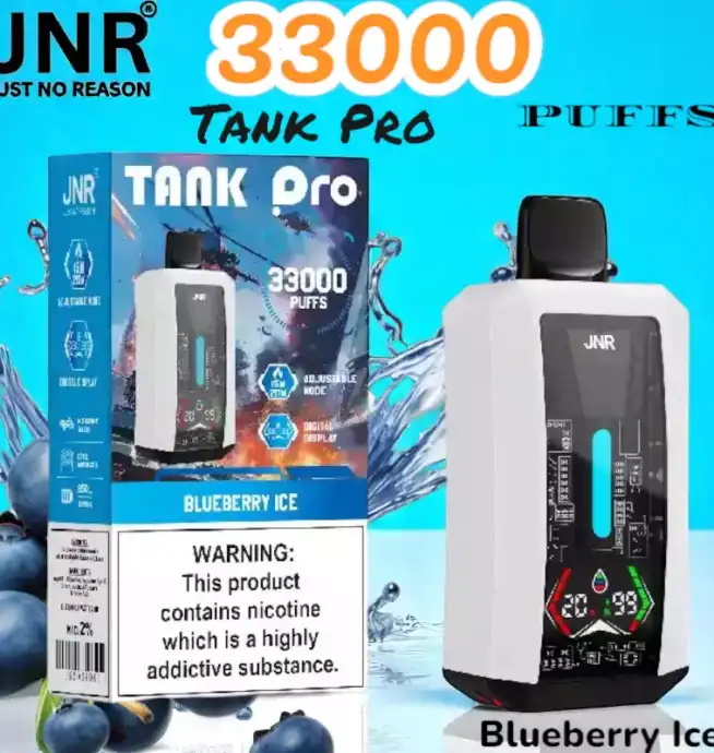 JNR Tank Pro 33K Puffs Vape Jetable avec 33 000 Bouffées