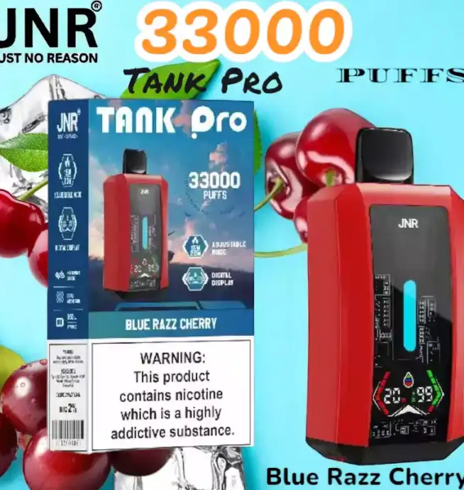 JNR Tank Pro 33K Puffs Vape Jetable avec 33 000 Bouffées