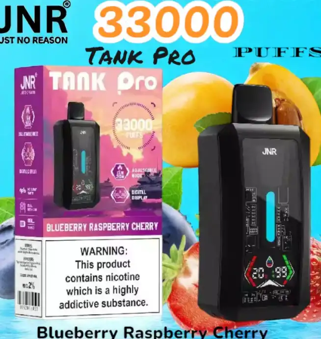 JNR Tank Pro 33K Puffs Vape Jetable avec 33 000 Bouffées