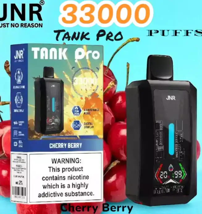 JNR Tank Pro 33K Puffs Vape Jetable avec 33 000 Bouffées