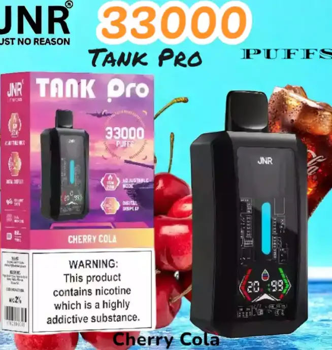JNR Tank Pro 33K Puffs Vape Jetable avec 33 000 Bouffées