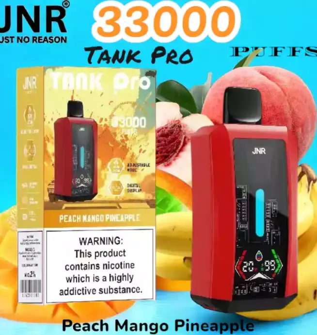 JNR Tank Pro 33K Puffs Vape Jetable avec 33 000 Bouffées
