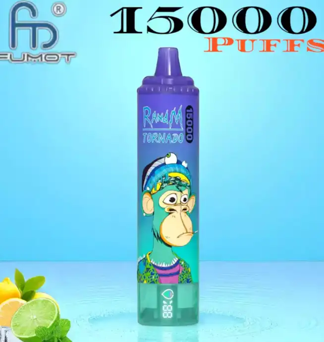 RandM Tornado 15000 Puffs Vape Jetable Longue Durée avec Saveurs Variées