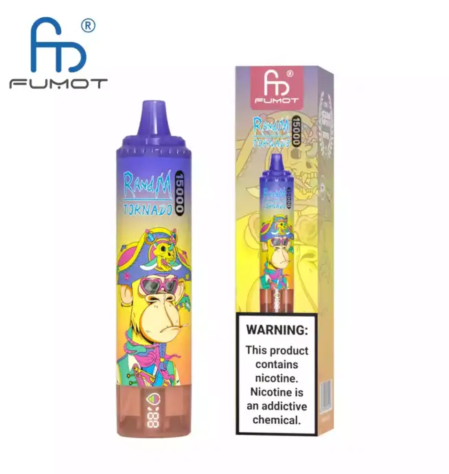 RandM Tornado 15000 Puffs Vape Jetable Longue Durée avec Saveurs Variées