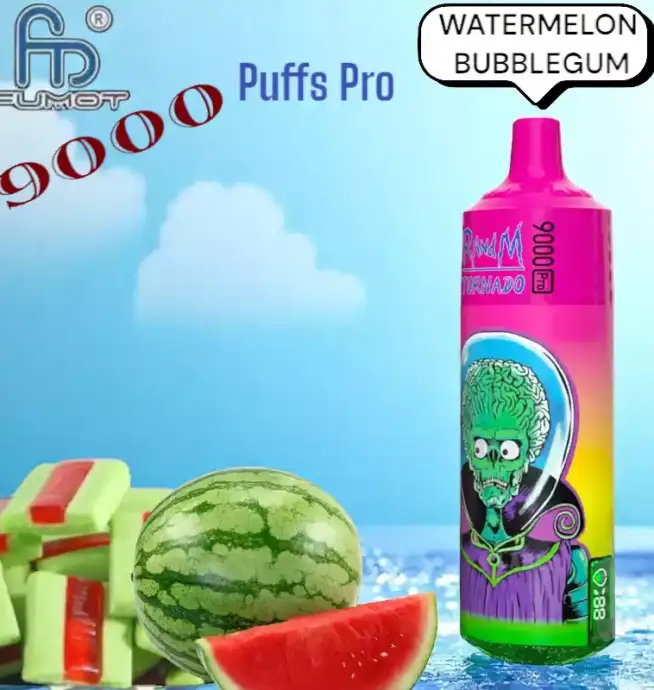 RandM Tornado 9000 Puffs Pro Vapez durablement avec 56 saveurs