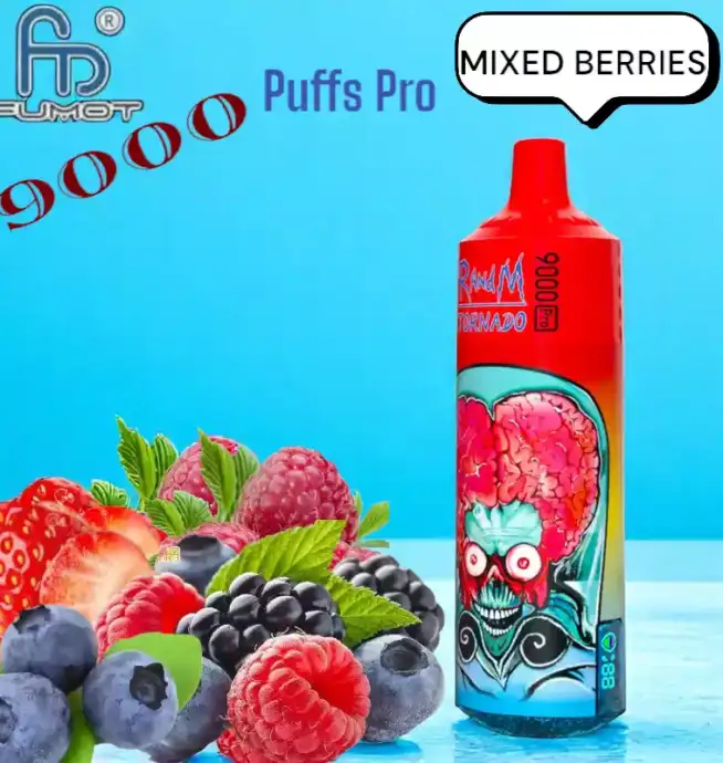 RandM Tornado 9000 Puffs Pro Vapez durablement avec 56 saveurs