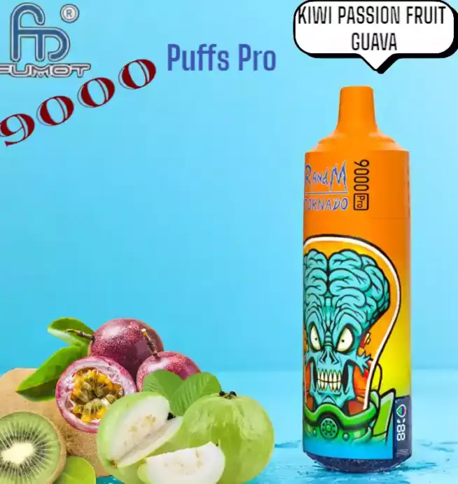 RandM Tornado 9000 Puffs Pro Vapez durablement avec 56 saveurs